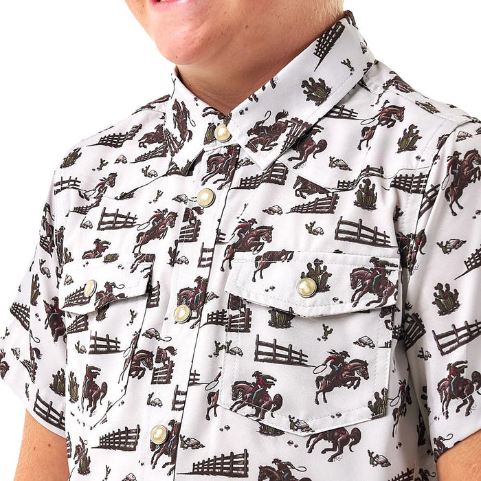 Burlebo Youth Cowboy Country Performance Western Shirt