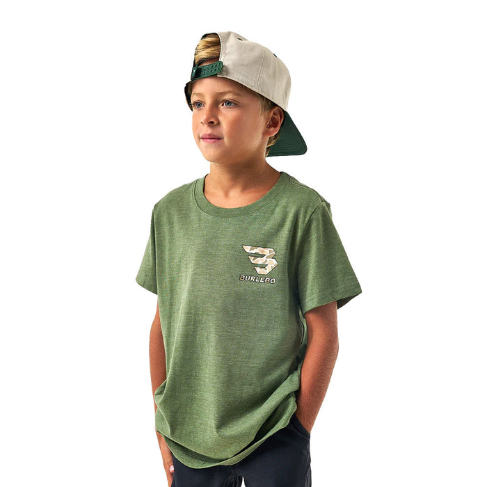 Burlebo Youth Mallard Camo Dog Tee Shirt
