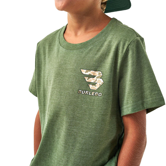 Burlebo Youth Mallard Camo Dog Tee Shirt
