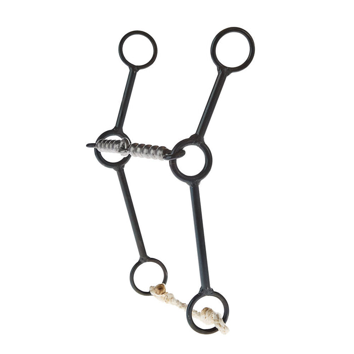 Dutton Bits Snaffle Gag Bit with Solid Bead Mouthpiece