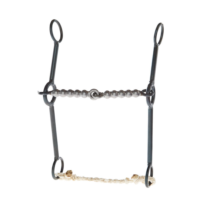 Dutton Bits Snaffle Gag Bit with Solid Bead Mouthpiece