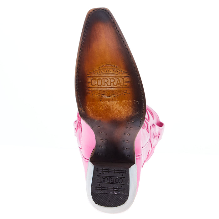 Corral Womens Napa Sahara Fuchsia 13in Pink Top Cowgirl Boot