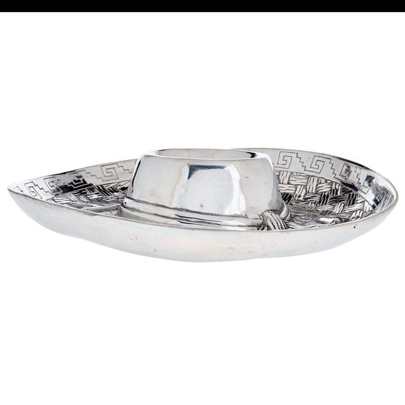 Lmt Design Pewter Sombrero Chip Dip Server