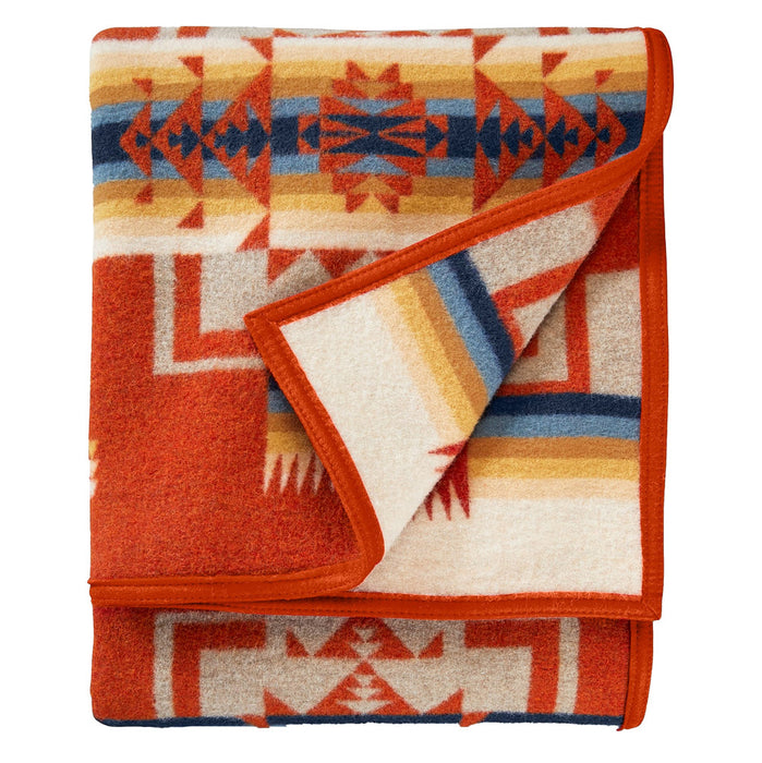 Pendleton Woolen Mills Inc. Chief Joseph Jacquard Chili Blanket