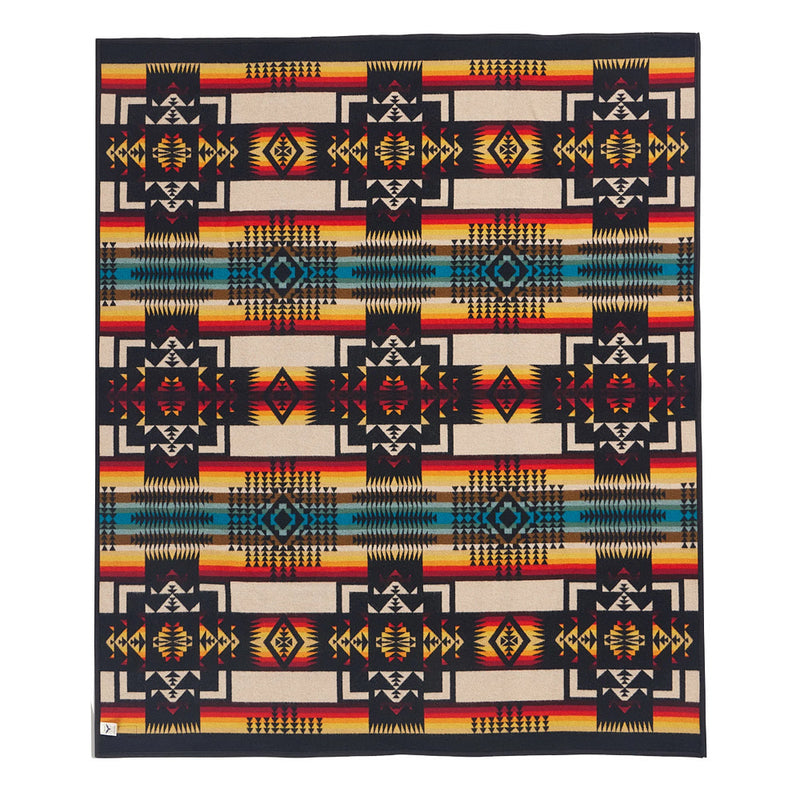 Pendleton Woolen Mills Inc. Chief Joseph Jacquard Black Blanket