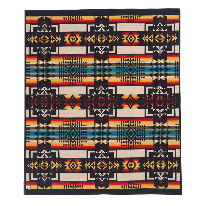 Pendleton Woolen Mills Inc. Chief Joseph Jacquard Black Blanket