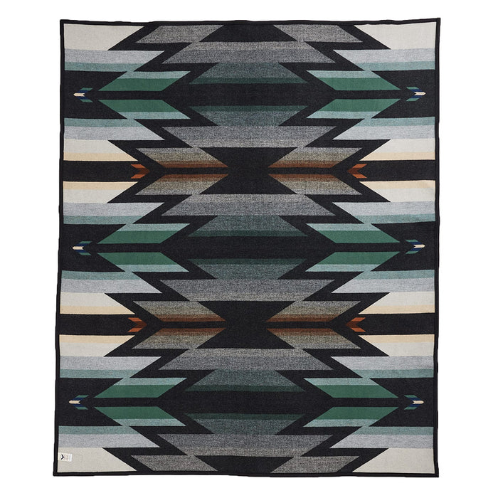 Pendleton Woolen Mills Inc. Jacquard Wyeth Trail Oxford Blanket