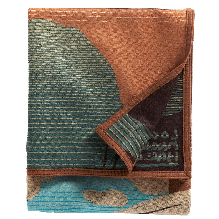 Pendleton Woolen Mills Inc. Jacquard Resting Place Wool Blanket