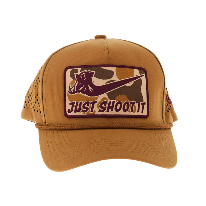 Cactus Alley Hat Co Just Shoot It Pig Camo Patch Cap