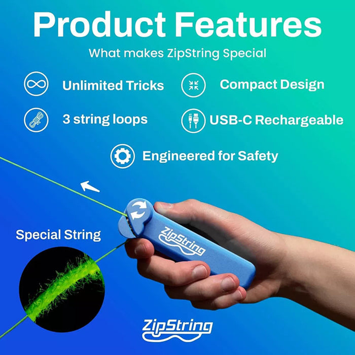 Zipstring Try Me Blue Original Toy