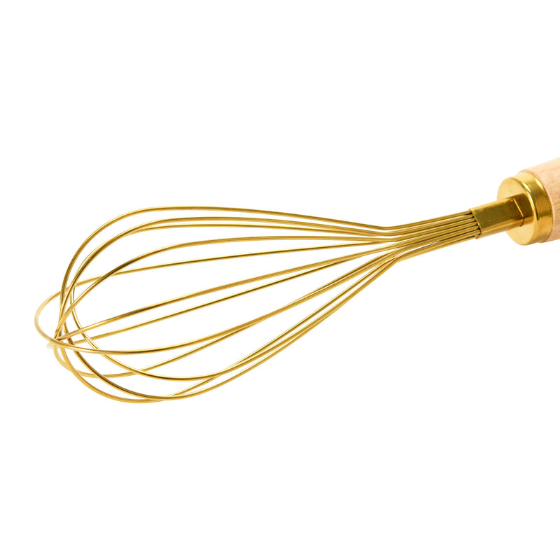 Creative Co-Op Stainless Steel Whisk with Rubber Handle