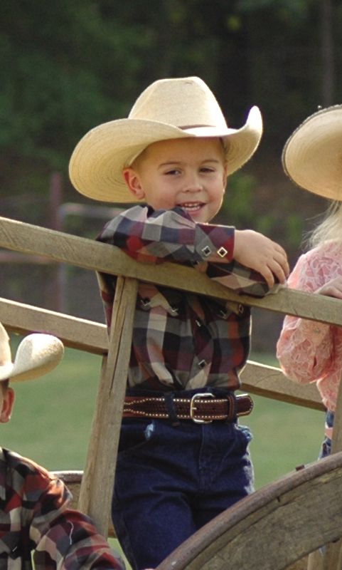 Atwood Hats Kid's 4X Palm Leaf Straw Cowboy Hat