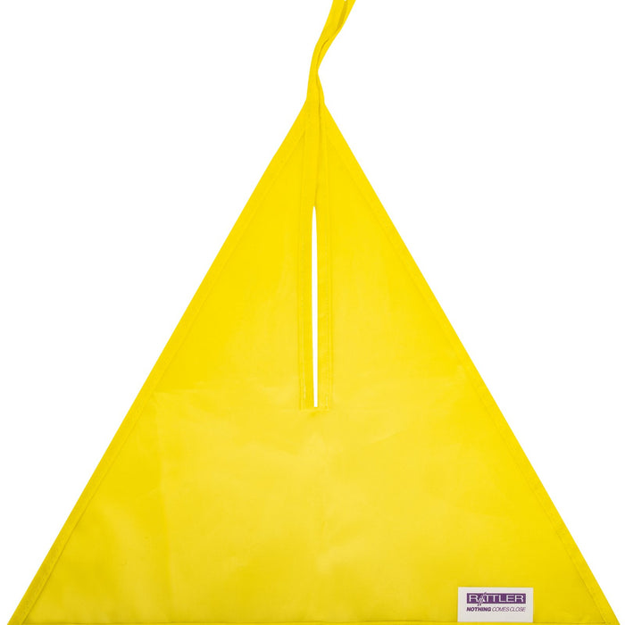 Rattler Neon Yellow Breakaway Flag Tear Away Tag 4 Pack
