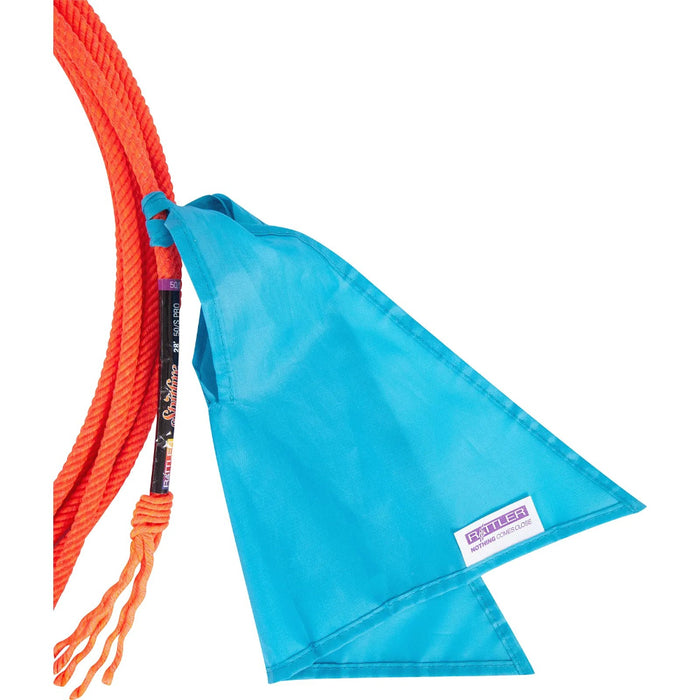 Rattler Turquoise Breakaway Flag with Tear Away Tag 4 Pack