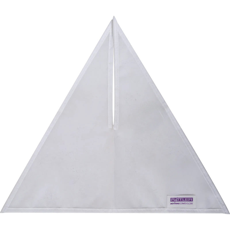 Rattler White Breakaway Flag with Tear Away Tag 4 Pack