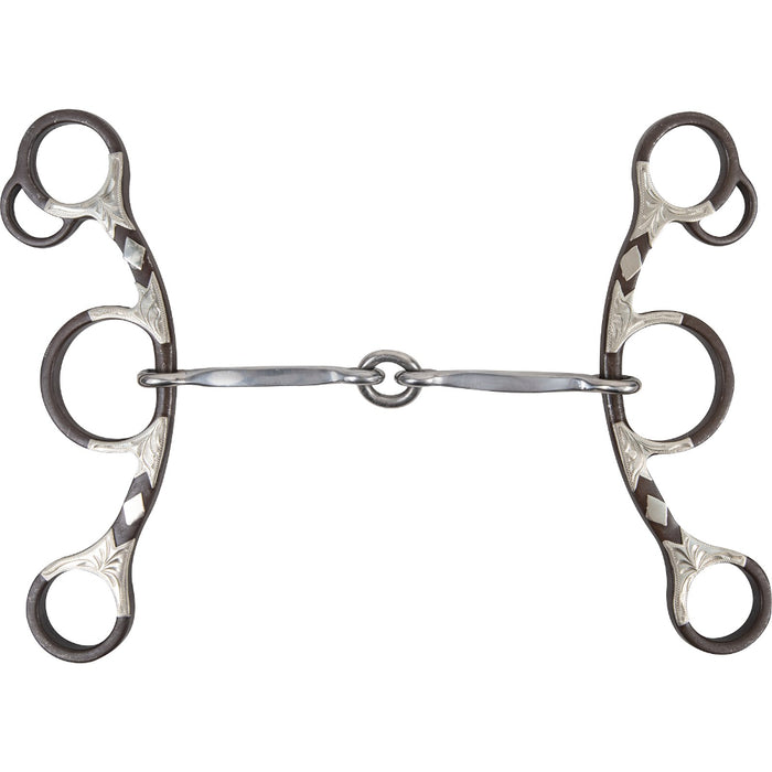 Classic Equine Sherry Cervi O Ring Square Snaffle Short Shank Bit