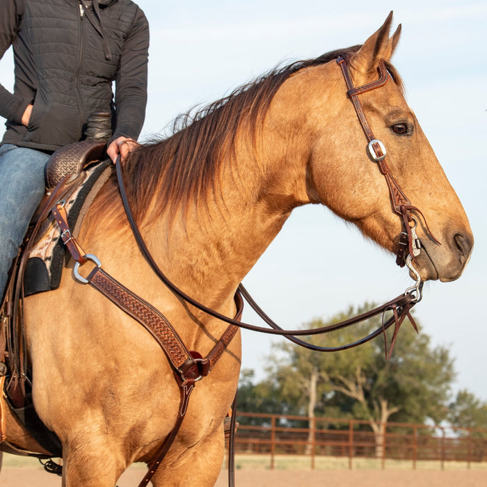 Martin Saddlery 2in Weathered Antique Breast Collar