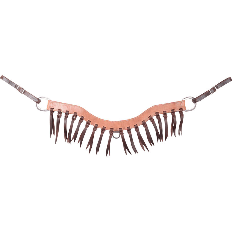 Martin Saddlery 2in. Harness Leather with Latigo Blood Knots Breast Collar