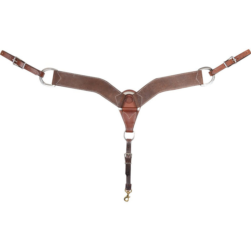 Martin Saddlery 2 3/4in Chocolate Roughout Breast Collar