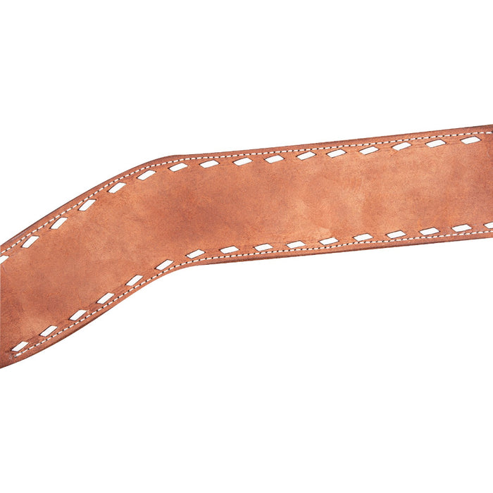 Martin Saddlery 2 3/4in Chestnut Buckstitch Stamped Breastcollar