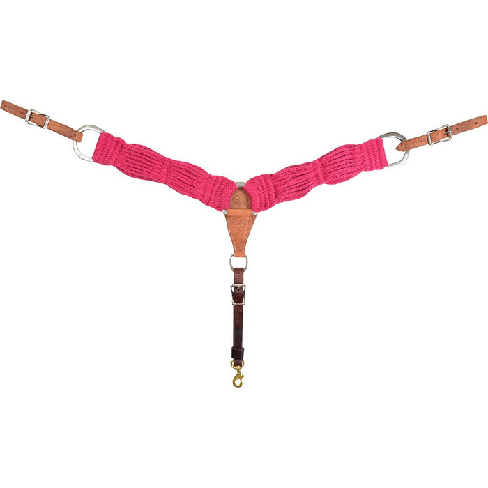 Martin Saddlery 3 Inch Pink Mohair Breast Collar