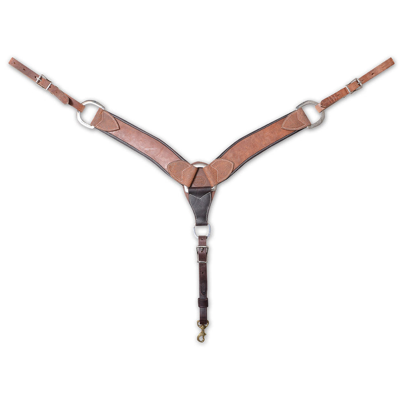 Martin Saddlery 2-3/4 Inch Harness Leather Breast Collar w/Latigo Border