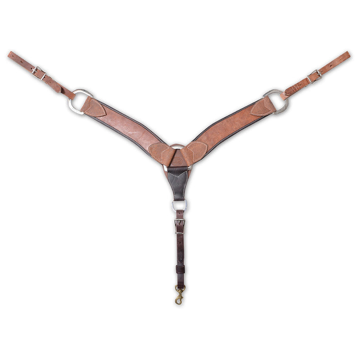 Martin Saddlery 2-3/4 Inch Harness Leather Breast Collar w/Latigo Border
