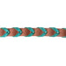 Martin Saddlery Turquoise Laced Barrel Reins