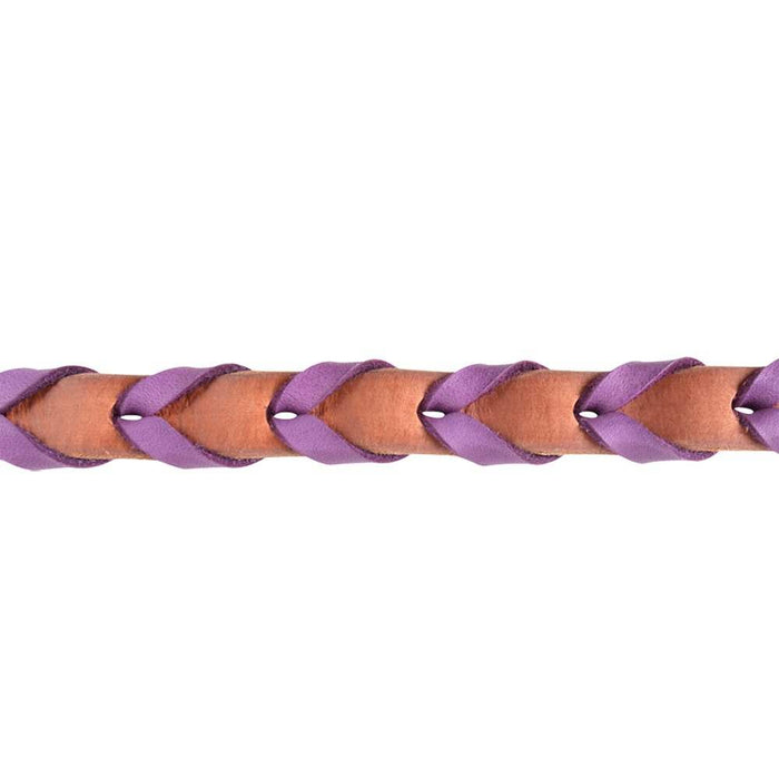 Martin Saddlery 5/8in. Purple Laced Barrel Reins