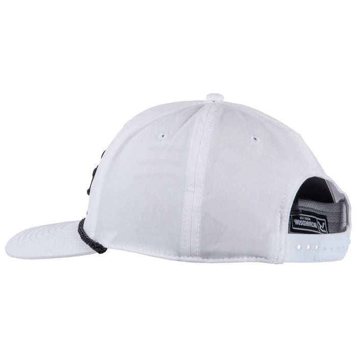 Classic White and Black 3D Embroidered Cap