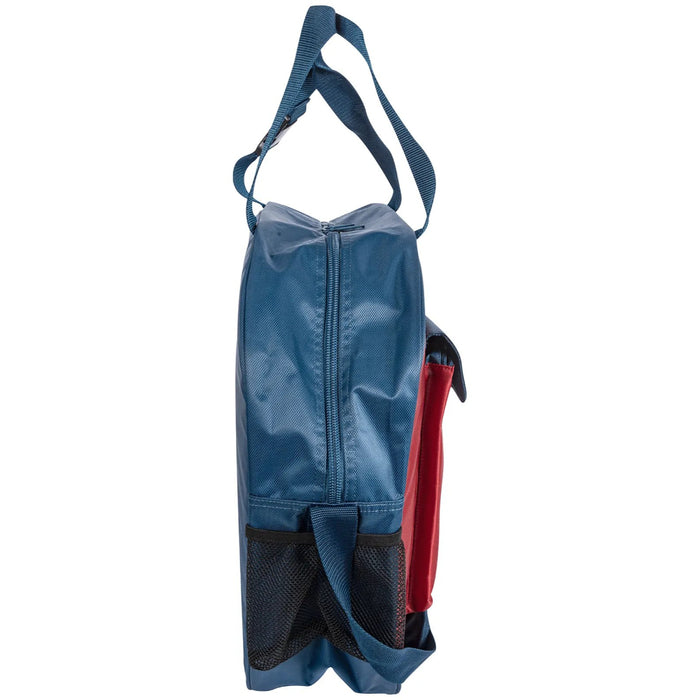 Classic Red and Navy Basic Rope Bag