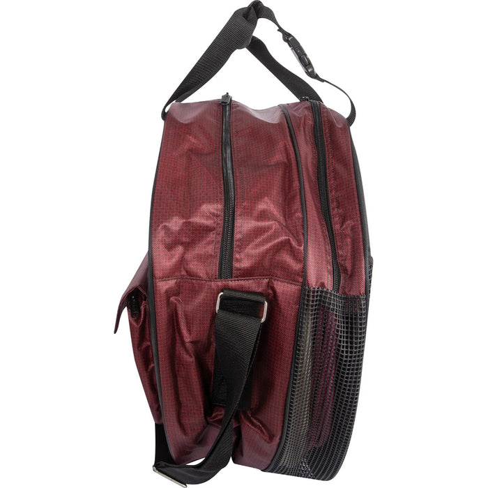 Classic Black and Ruby Basket Deluxe Rope Bag