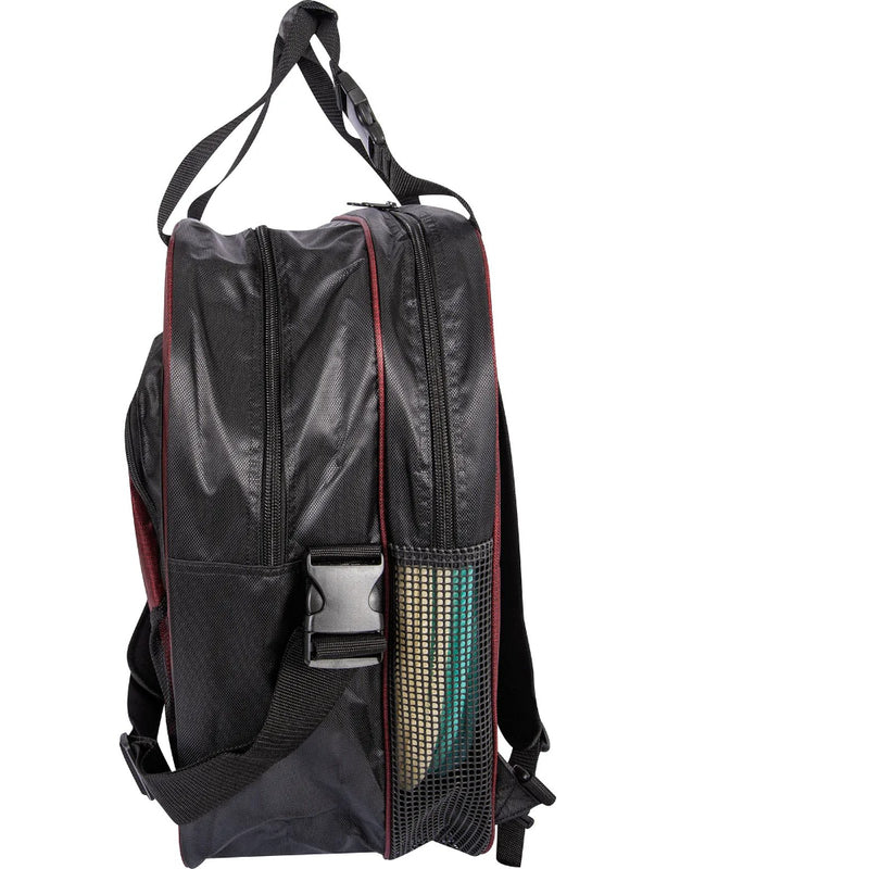 Classic Black and Ruby Basket Super Deluxe Rope Bag