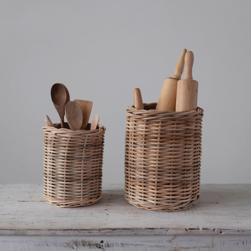 Creative Co-Op Woven Wicker Baskets