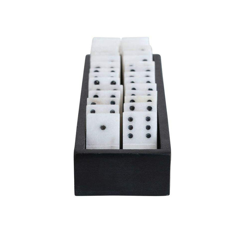Creative Co-Op Handmade Alabaster Dominoes