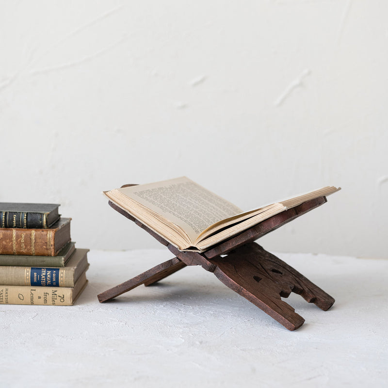 Creative Co-Op Reclaimed Wood Book Holder