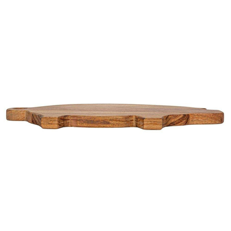 Creative Co-Op Mango Wood Pig Shaped Cheese Board