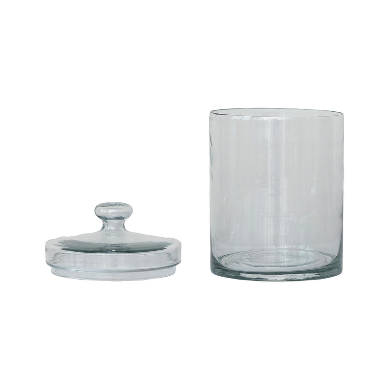 Creative Co-Op Glass Cup Jar With Lid