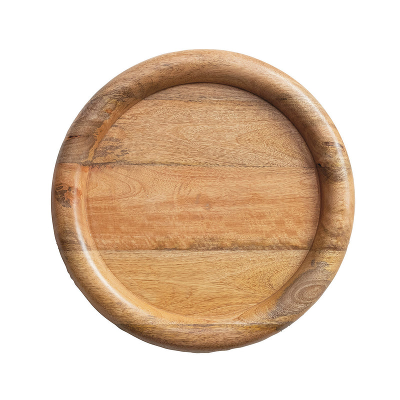 Creative Co-Op Glass Cloche with Wooden Base
