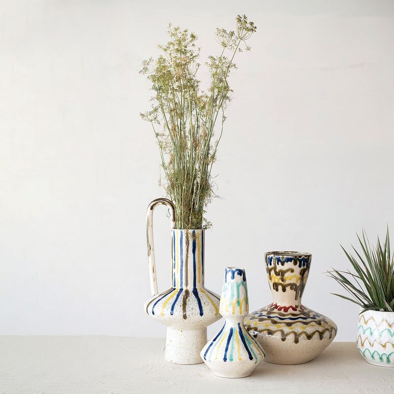 Creative Co-Op Crackle Glaze Vase