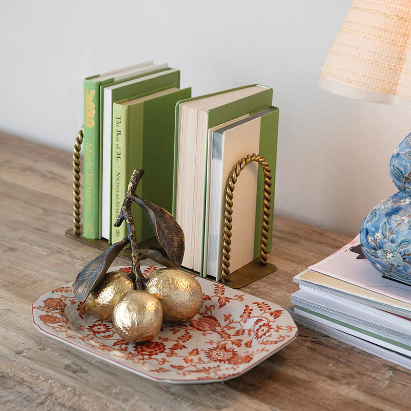 Creative Co-Op Twisted Arch Bookends