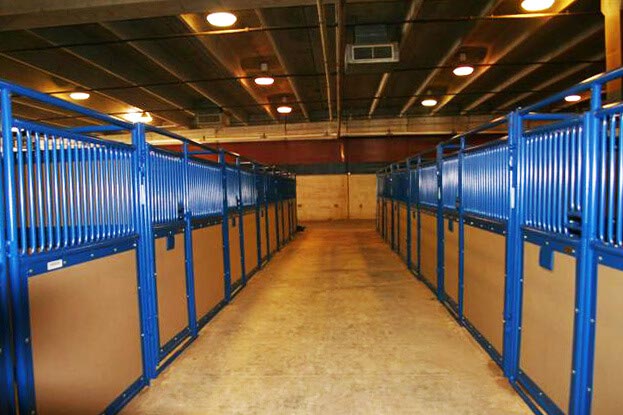 Priefert EXPO STALL FRONT VERTICAL RAIL 10` POLY INSTALLED