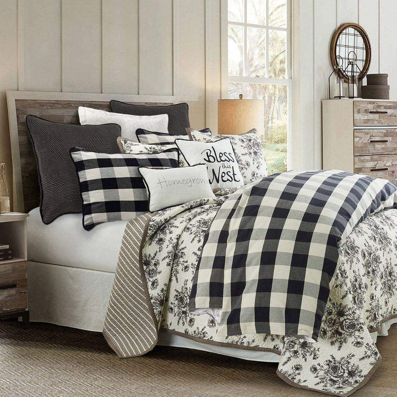 Hiend Accents Camille Buffalo Check Bedding Set