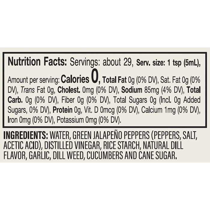 Creative Co-Op Dilly Jalapeno Hot Sauce