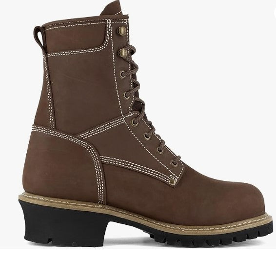 Frye Supply Mens Comp Toe Waterproof 8in Shaft Logger Lace Up Boot