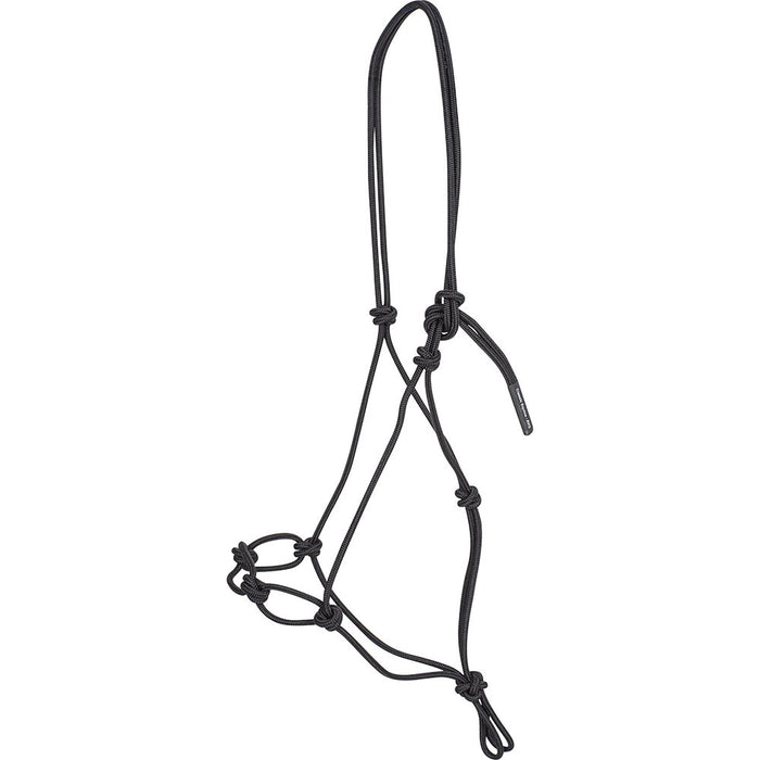 Classic Equine Black Chain Link Rope Halter