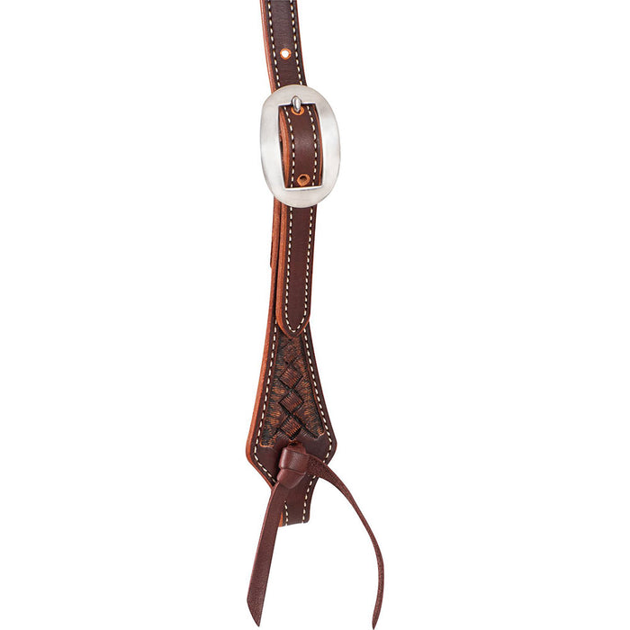 Martin Saddlery Weathered Antique Browband Headstall with Latigo Ties