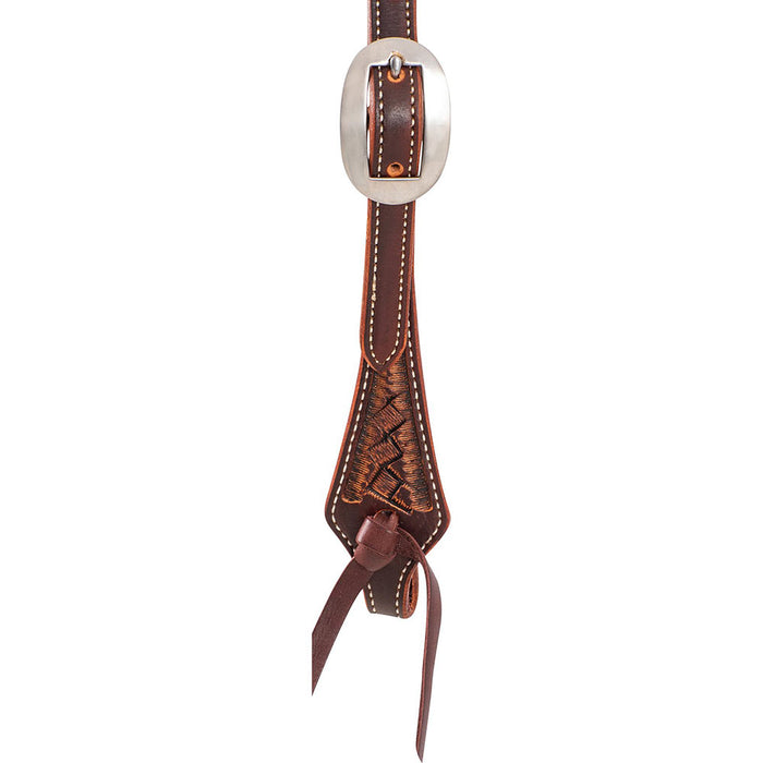 Martin Saddlery Weathered Antique Single Ear Headstall with Latigo Ties