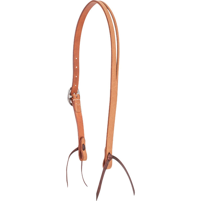 Martin Saddlery Ranahan Series Natural Roughout Split Ear Headstall
