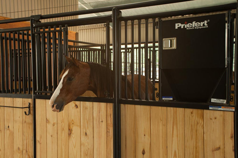 Priefert Pin Connect Premier Stall Front-12ft BLACK